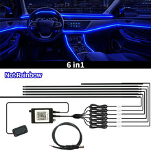 Load image into Gallery viewer, 6/10/18 in 1 Symphony RGB Neon Light Car Ambient Light Interior Acrylic LED Strip Decoration Atmosphere Lamp by APP Control