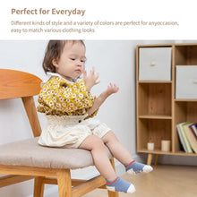 Load image into Gallery viewer, 5 Pairs Ankle Baby Socks Cotton Low Top Socks for Boys and Girls Toddler Floor Socks