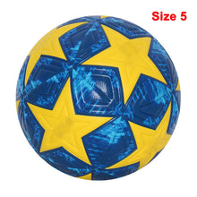 Load image into Gallery viewer, Standard Soccer Ball Professional Outdoors Sports Match Balls Training Seamless Football High Quality PU Material Size 5 Size 4