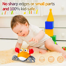 Load image into Gallery viewer, Dancing Crab Run Away Toy for Babies Crawling Interactive Escape Crabs Baby Birthday Thanksgiving Christmas Gift Battery Edition