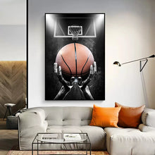 Load image into Gallery viewer, Modern Basketball Player Canvas Wall Art Print Poster Home Decor