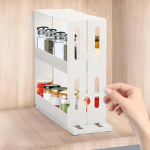 Load image into Gallery viewer, Rotating Spice Rack! 2-Tier, Pull-Out Organizer