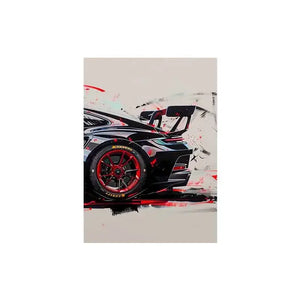 GT3 RS Graffiti Wall Art, HD Canvas Print Poster, Home, Living Room, Room Decoration