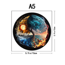 Load image into Gallery viewer, Wooden Puzzle for Adults, Cat Wooden Jigsaw Puzzles for Adults, Unique Animal Shape Wood Cut Puzzles for Family Friend