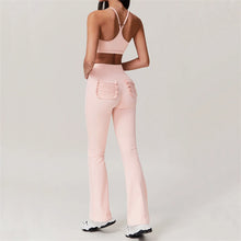 Load image into Gallery viewer, QK Pocket Flare Yoga Pant Women Gym Trouser Activewear Female Sports Legging Woman Quick-Dry Running Fitness Clothes XP20