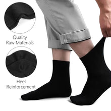 Load image into Gallery viewer, Men&#39;s Cotton Mid-calf Socks 10-Pair Pack Solid Color All Seasons Versatile