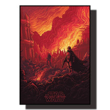 Load image into Gallery viewer, Star Wars Canvas Decorative Painting  Movie Art Mural Retro Poster Modern Home Wall Decoration Gift and Printing Aesthetic