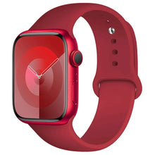 Load image into Gallery viewer, Silicone Band For Apple Watch strap 44mm 45mm 40mm 41mm 42-38mm 45 mm sport bracelet iwatch series 8 7 6 5 4 3 SE 9 Ultra 2 49mm