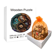Load image into Gallery viewer, Owl Under Moon Wooden Puzzle: Holiday Gift for Adults &amp; Kids, Challenging Shape