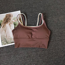 Load image into Gallery viewer, Women Breathable Sports Bra Shockproof Fitness Tops Push Up Gym Crop Top Brassiere Sport Bras Gym Workout Top Seamless Yoga Bra