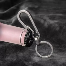 Load image into Gallery viewer, Titantium Carabiner Keychain Carabiner Hook Key Ring Key Holder with Bottle Opener for Camping Hiking Fishing Travel Outdoor