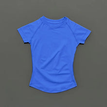 Load image into Gallery viewer, HISTELLO Impact Short Sleeve Top Women Gym Yoga Top Workout Clothes Sports T Shirt Fitness Activewear Running Tight Tops
