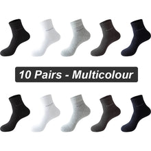 Load image into Gallery viewer, 10 Pairs Bamboo Fiber Socks Men Breathable Anti-Bacterial EU38-46