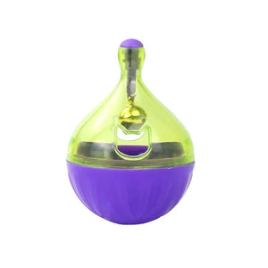 Interactive Pet Feeding Toy Tumbler Feeder Dog Cat Fun Bowl Food Ball Training Toy