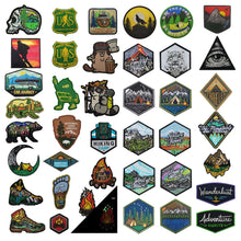 Load image into Gallery viewer, : Embroidered Patch! Campfire Skull, All-Terrain