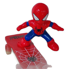 Load image into Gallery viewer, Spiderman Flip Skateboard! Lights, Sounds, Stunts