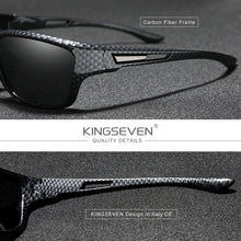 Load image into Gallery viewer, Kingseven Polarized Cycling Sunglasses UV400 Men&#39;s Fashion Square Sun Glasses