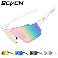 Load image into Gallery viewer, SCVCN Fashion Sunglasses for Men Sport Cycling Glasses Bike Bicycle Hiking Camping Golf UV400 Protection Glasses Women Baseball
