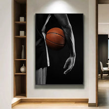 Load image into Gallery viewer, Modern Basketball Player Canvas Wall Art Print Poster Home Decor
