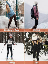 Load image into Gallery viewer, Winter High Waisted Fleece Lined Dark Gray Leggings Warm Thick Soft Yoga Pants Winter Fitness Activewear Outdoor Ski Trousers