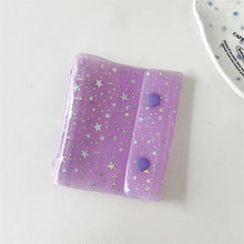 Load image into Gallery viewer, Sparkle Star Mini Binder Notebook M5 Size Pocket Notepads Daily Agenda Diy Photo Album Postcards Collect