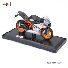 Load image into Gallery viewer, Maisto 1:18 Motorcycle Model Collection Gift Toy - KTM RC 390 CBR1000RR-R YZF-R1 V4 S