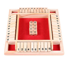 Load image into Gallery viewer, Deluxe Shut The Box! 4-Sided Dice, Family Fun