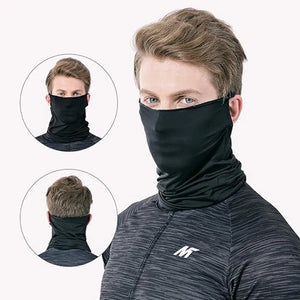 Ice Silk Bike Face Mask  Summer, Breathable, UV Sun Protection