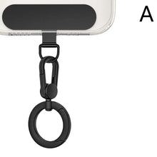 Load image into Gallery viewer, Metal Phone Lanyard Gasket Patch Rotatable Metal Buckle Hanging   Steel Clip Card Cord Tab Mobile Phone Accessories