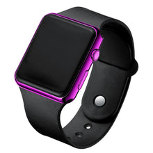 Load image into Gallery viewer, Simple Digital Watch for Men Women Fashion Sport LED Electronic Watch Black Silicone Wristband Casual Mens Watch Reloj Hombre