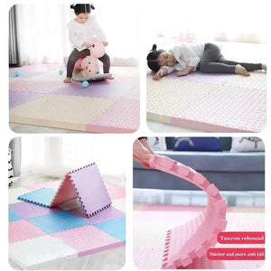 8-16PCS EVA Foam Play Mat - Puzzle Carpet for Living Room, Bedroom, Baby Toys