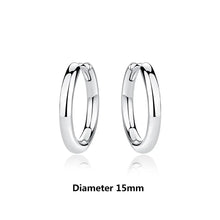 Load image into Gallery viewer, Original 925 Sterling Silver Earrings 2025 Stud Hoop Crystal Earings For Women Rose Gold Crown Heart Infinity Bee Earing Jewelry