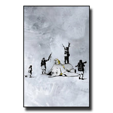 Load image into Gallery viewer, Banksy Street Graffiti Decorative Canvas Painting Art Poster Abstract Figure Mural Room Wall Decoration Prints