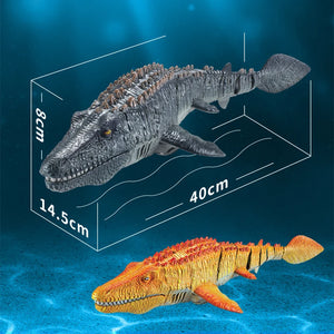 RC Dino Boat! Mosasaur, Pool Fun, Remote Control