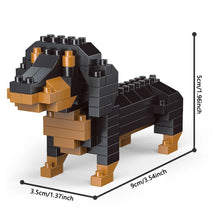 Load image into Gallery viewer, KNEW BUILT Dachshund Dog Model Mini Building Block Toy Set 9 Style for Pet Enthusiasts Teddy Hughes Corgi Collie Pet Style Brick