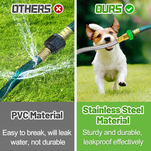 Premium Garden Hose with Female-to-Female Connector – Quick Connect for Outdoor Cleaning