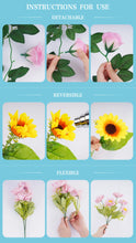 Load image into Gallery viewer, 2.1M Green Ivy Leaf Hanging Vine Artificial Garland – Silk Wall Plant Home Garden Decoration Wedding Party DIY Fake Wreath Leaves