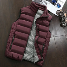 Load image into Gallery viewer, Men&#39;s Warm Winter Vest - Thick, Casual, Hooded