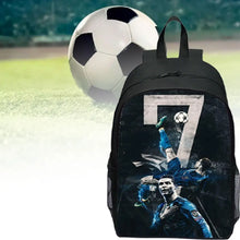 Load image into Gallery viewer, New CR7 Ronaldo Backpack – Student School Travel Shoulder Bag, Gift for Fans