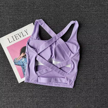 Load image into Gallery viewer, Women Sports Bra Top Push Up Fitness Yoga Bra Underwear Sport Tops For Women Breathable Running Vest Bralette Gym Wear Female