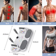 Load image into Gallery viewer, Push Up Board Chest Back Triceps Portable Exercise Workout Station with Timer