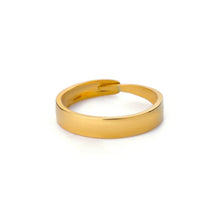 Load image into Gallery viewer, Stainless Steel Zircon Geometric Rings For Women Luxury Evil Eye Gold Color Adjustable Trendy Wedding Aesthetic Jewerly Gift