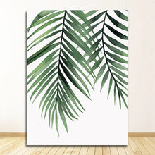 Load image into Gallery viewer, Wall Art Paintings for Living Room Home Decor Scandinavian Style Tropical Plants Poster Green Leaves Decorative Picture Modern