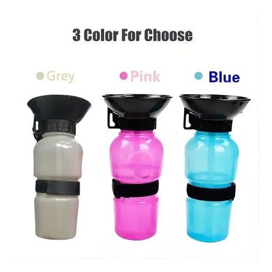 Portable Dog Water Bottle Drinking Cup Cat Pet Travel Outdoor Feeding Supplies