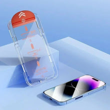 Load image into Gallery viewer, Oleophobic Coating Dust Free Easy Installation Screen Protector For iPhone 14 11 13 12 15 Pro Max Mini XS X XR 17 16 Plus Glass