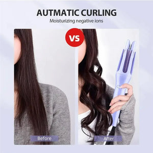 Auto Curler! 360° Rotate, Ceramic, Waves & Curls