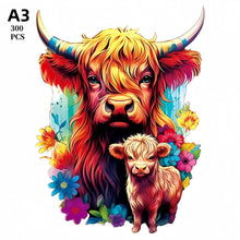 Load image into Gallery viewer, Jigsaw Animal Wooden  Puzzle DIY Crafts Brain Trainer Puzzles Game for Kids Adult wolf  Educational Wood Toy Gift Difficulty