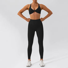 Load image into Gallery viewer, 2PCS Yoga Suit Sports Set Women Quick-Drying Gym Set Women Tracksuit Running Workout Long Sleeve Sports Shirt Yoga Clothing