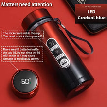 Load image into Gallery viewer, 500ml-1L Stainless Steel Thermos with LED Temp Display Vacuum Bottle