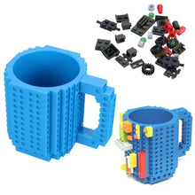 Load image into Gallery viewer, 350ml Creative Milk Coffee Mug Cups Building Blocks Design Birthday Gifts Personalized Decorations Kids DIY Drinking Kettle